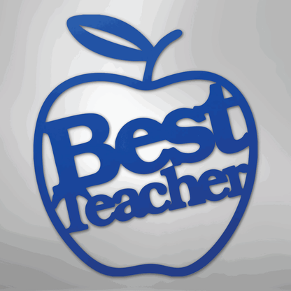 Best Teacher - Steel Sign - Giftinum