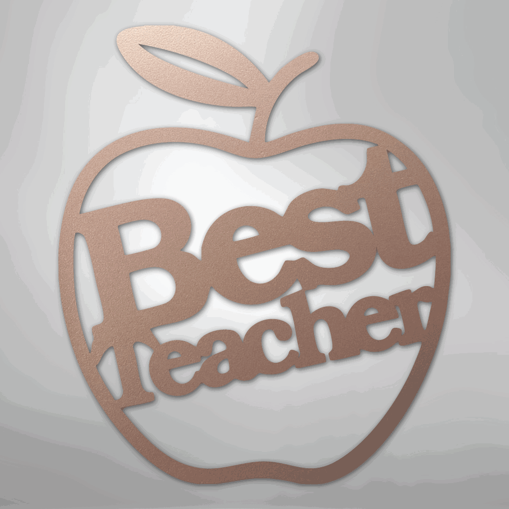 Best Teacher - Steel Sign - Giftinum