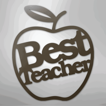 Best Teacher - Steel Sign - Giftinum