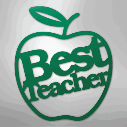 Best Teacher - Steel Sign - Giftinum