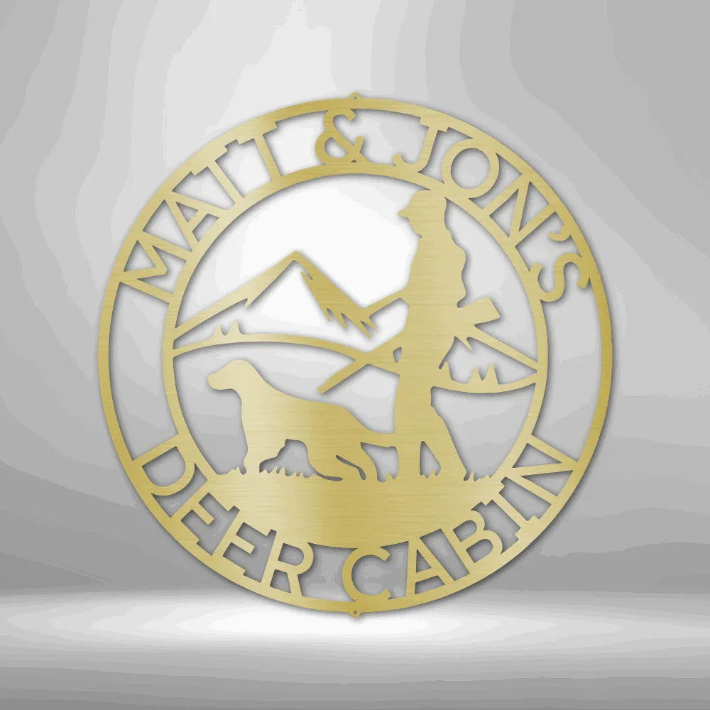 Birddog Monogram - Steel Sign - Giftinum