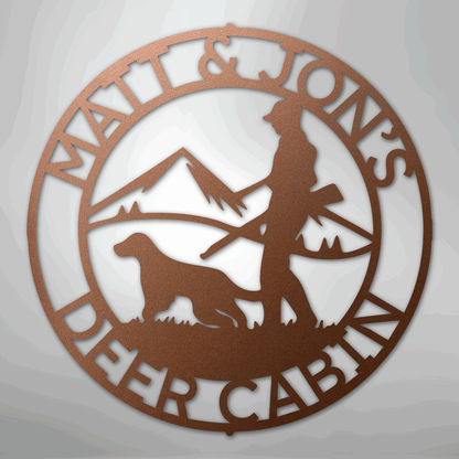Birddog Monogram - Steel Sign - Giftinum