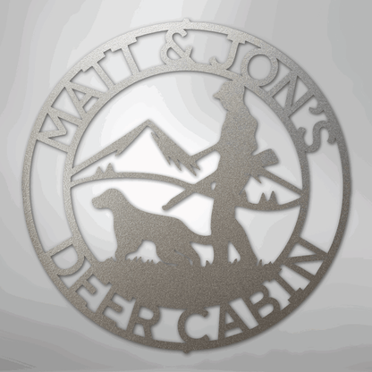 Birddog Monogram - Steel Sign - Giftinum