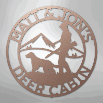 Birddog Monogram - Steel Sign - Giftinum