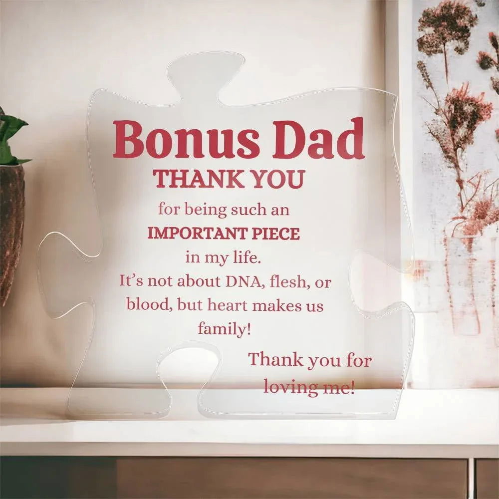Bonus Dad Puzzle Acrylic Piece - Giftinum