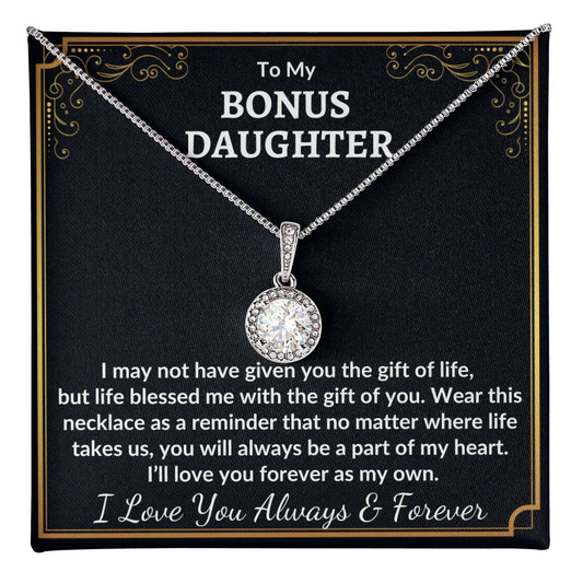 Bonus Daughter Eternal Hope Necklace - Gift of Life - Giftinum