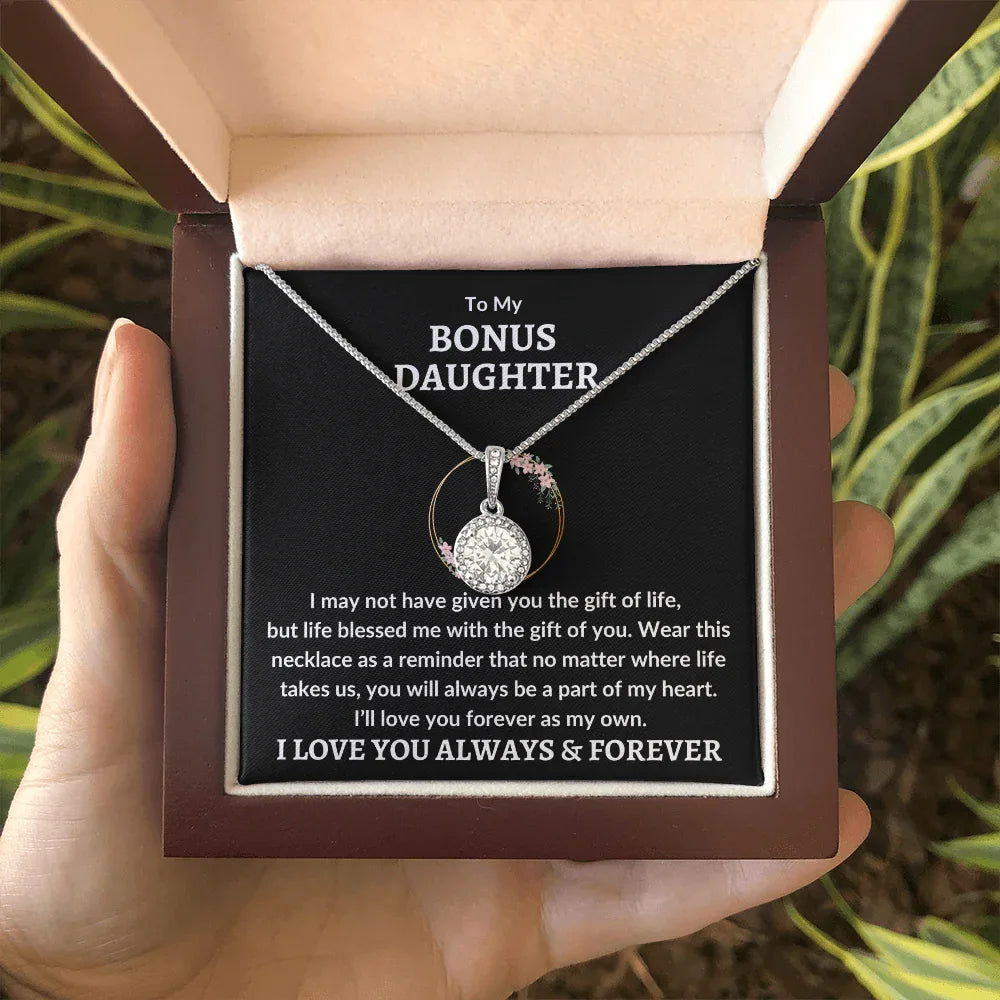 Bonus Daughter Eternal Hope Necklace - Love You As My Own - Giftinum