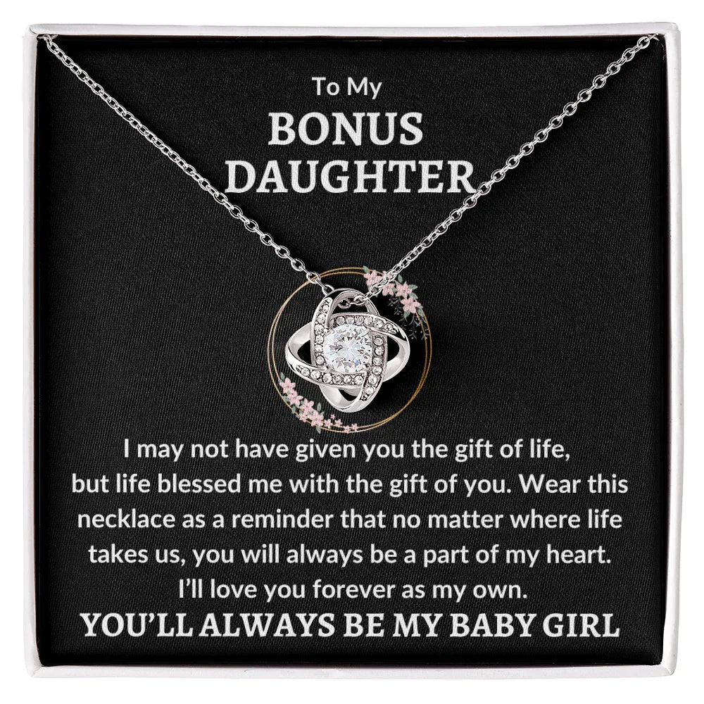 Bonus Daughter Necklace - Baby Girl - Giftinum