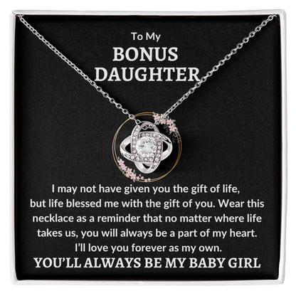 Bonus Daughter Necklace - Baby Girl - Giftinum