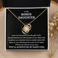 Bonus Daughter Necklace - Baby Girl - Giftinum