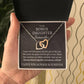 Bonus Daughter Necklace - Custom Name Gift of You - Giftinum