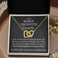 Bonus Daughter Necklace - Custom Name Gift of You - Giftinum