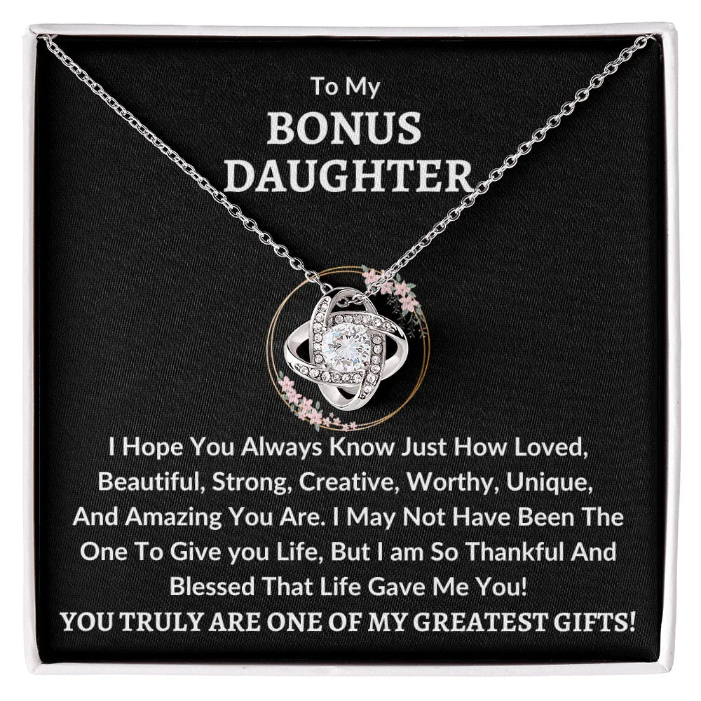 Bonus Daughter Necklace - Greatest Gifts - Giftinum