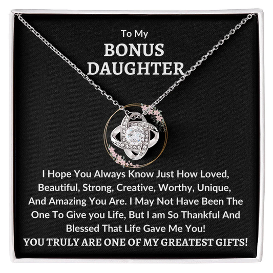 Bonus Daughter Necklace - Greatest Gifts - Giftinum