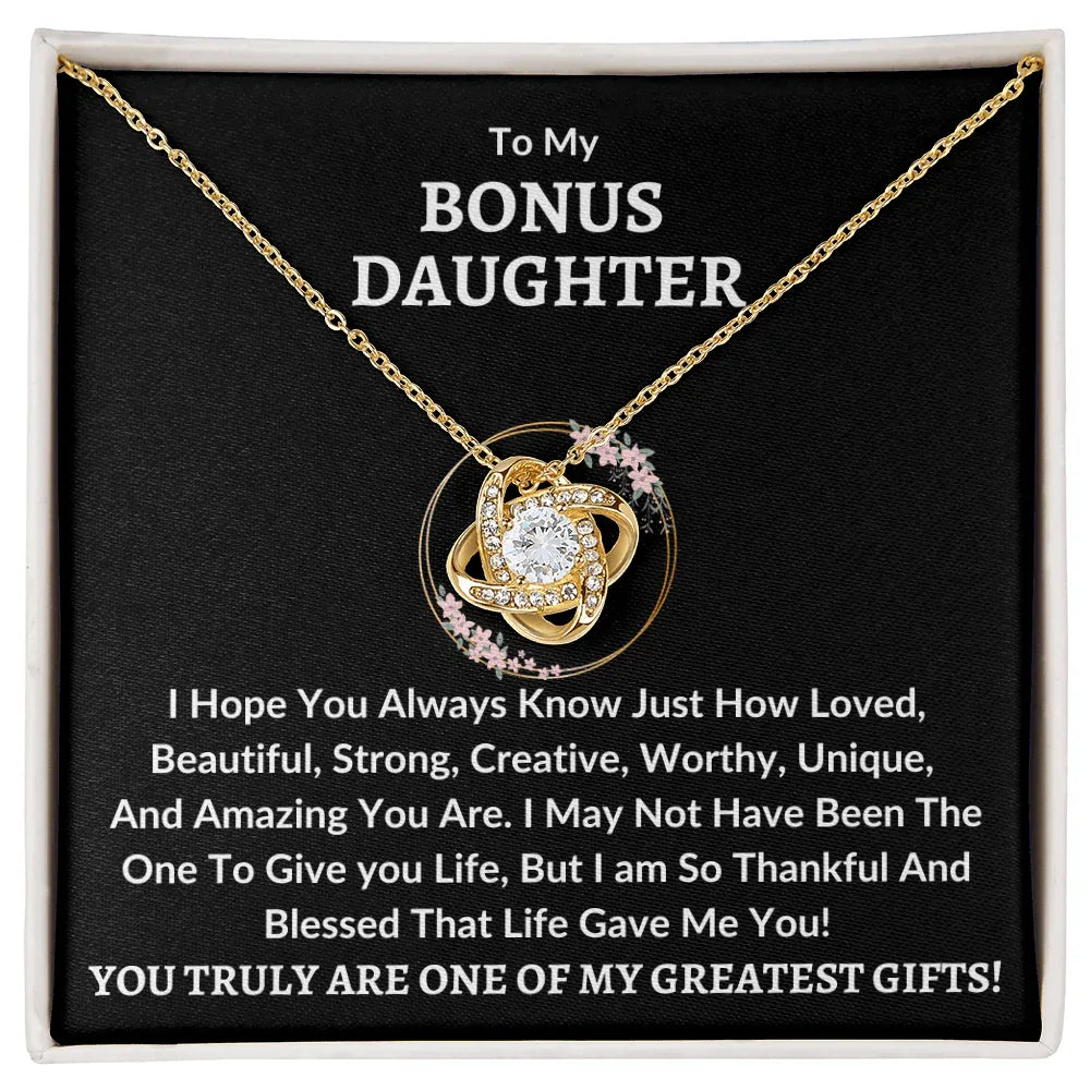 Bonus Daughter Necklace - Greatest Gifts - Giftinum