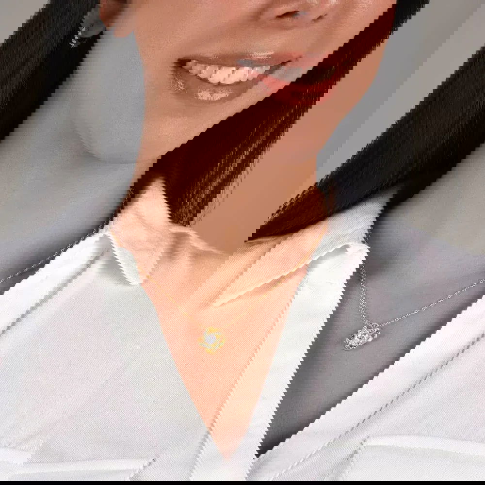 Bonus Daughter Necklace - We are famiy forever - Giftinum