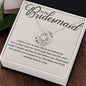 Bridesmaid Necklace - I feel so lucky - Giftinum