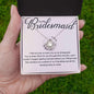 Bridesmaid Necklace - I feel so lucky - Giftinum