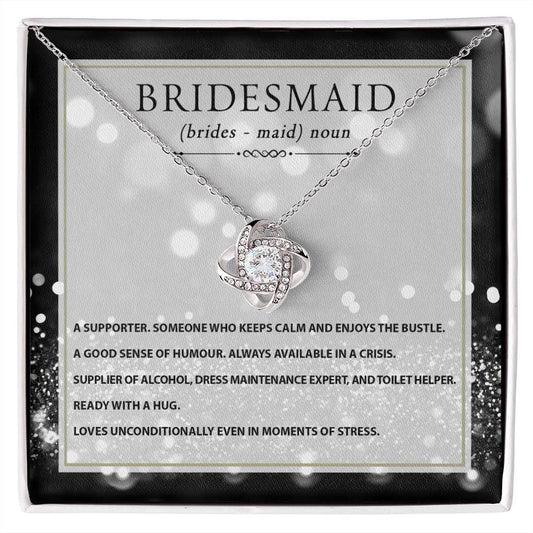 Bridesmaid Necklace - My Supporter - Giftinum