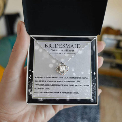 Bridesmaid Necklace - My Supporter - Giftinum