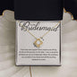Bridesmaid Necklace - Your love and support - Giftinum