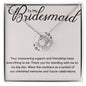 Bridesmaid Necklace - Your unwavering support - Giftinum