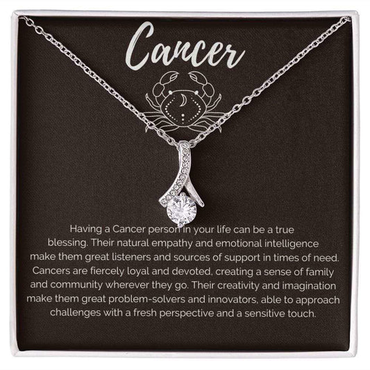 Cancer Zodiac Birthday Necklace - Giftinum