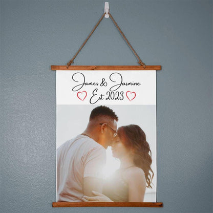 Couples Wall Framed Tapestry - Giftinum