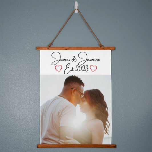 Couples Wall Framed Tapestry - Giftinum