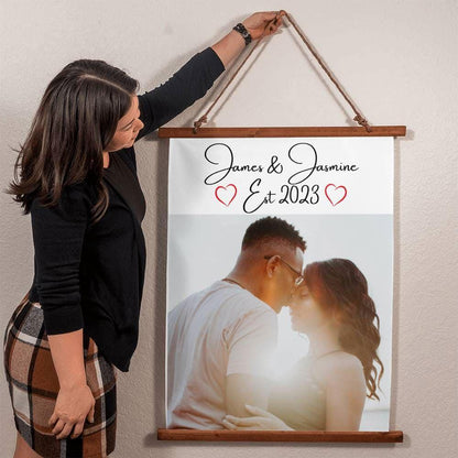 Couples Wall Framed Tapestry - Giftinum