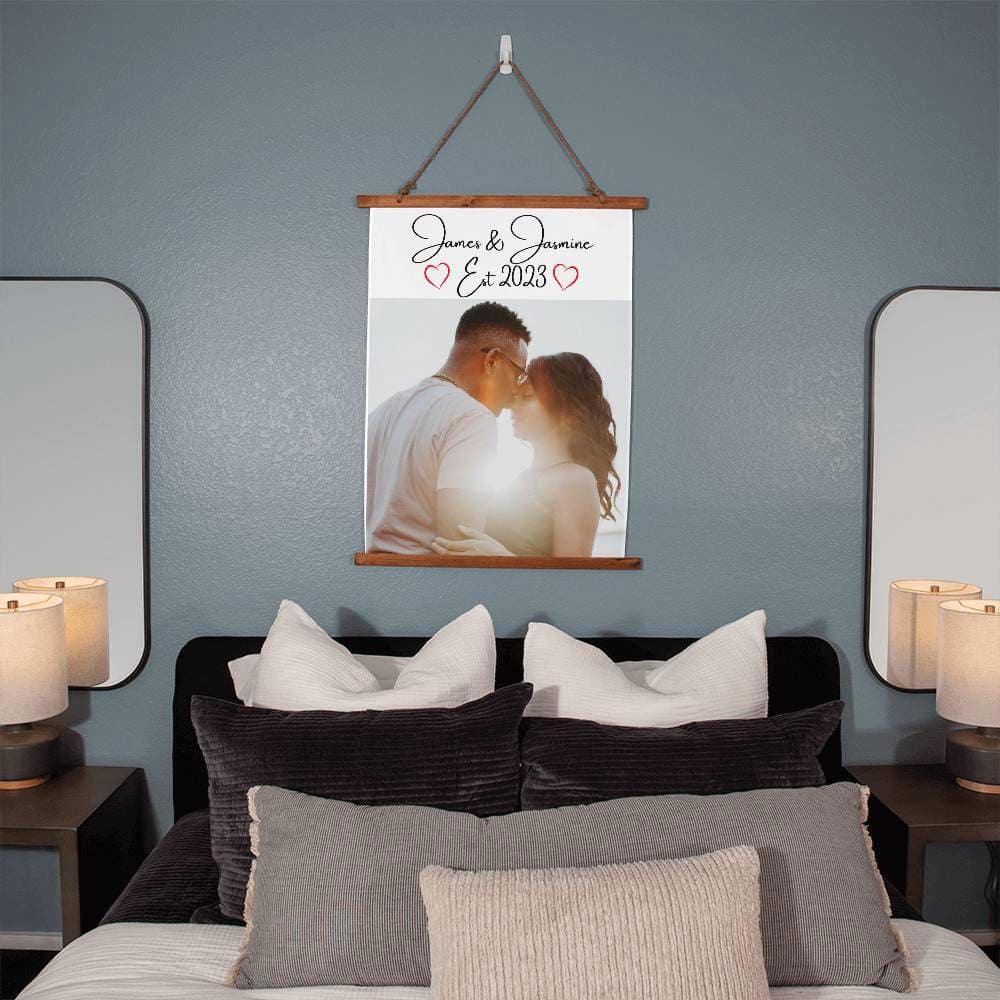 Couples Wall Framed Tapestry - Giftinum