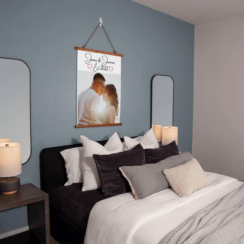 Couples Wall Framed Tapestry - Giftinum