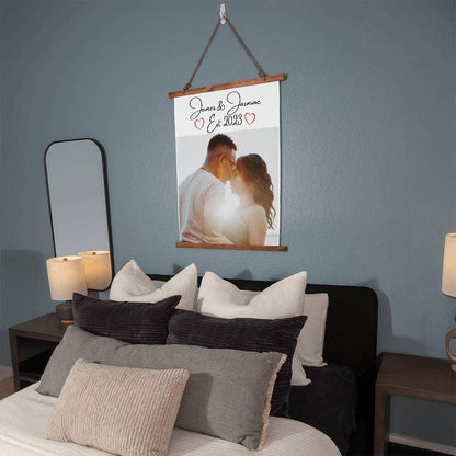 Couples Wall Framed Tapestry - Giftinum