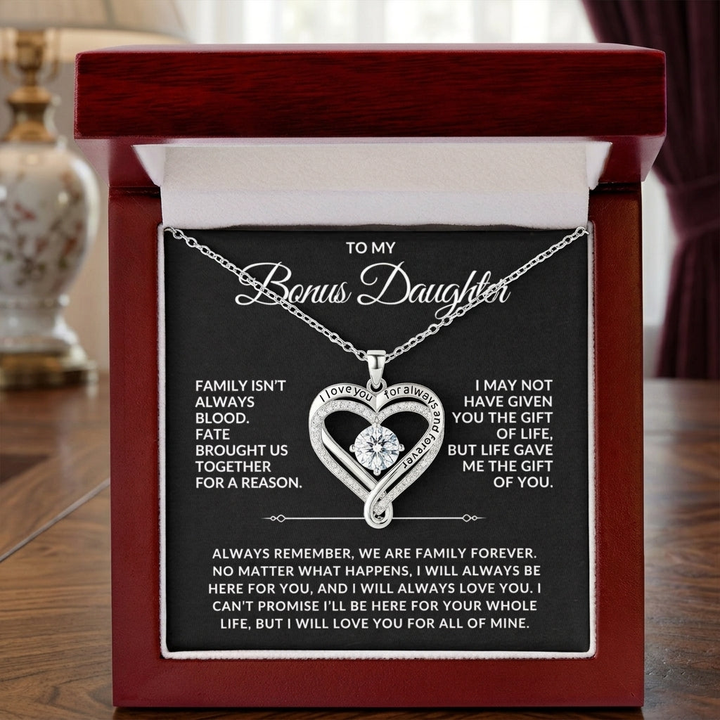 Bonus Daughter Love You Always Necklace -"Gift of Life"