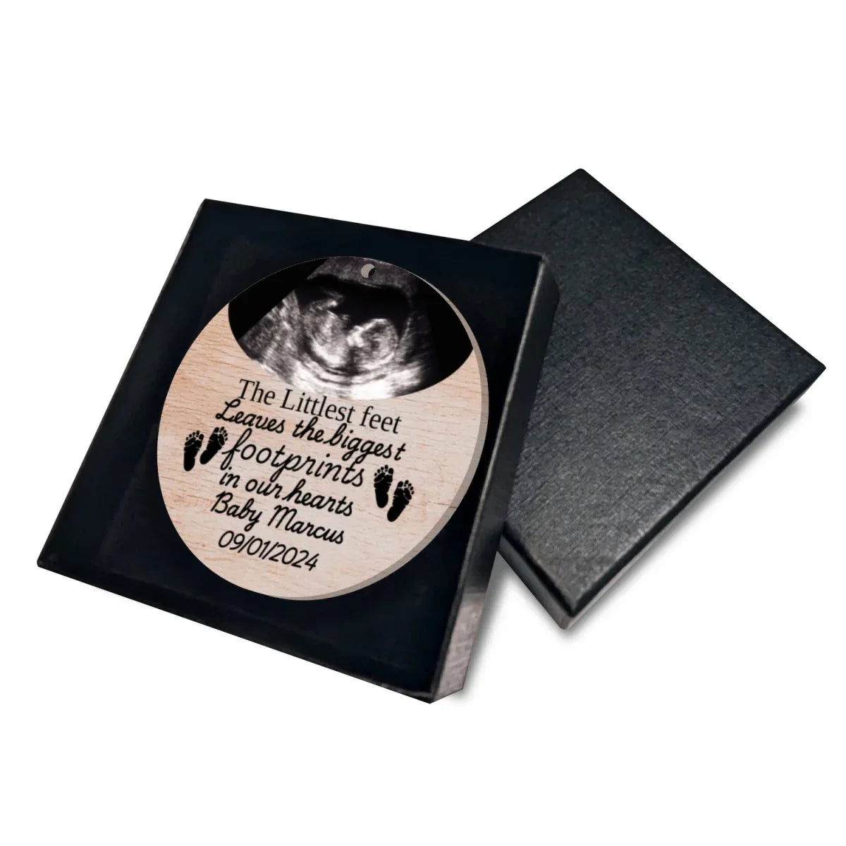Custom Miscarriage Baby Loss Wood Ornament - Giftinum