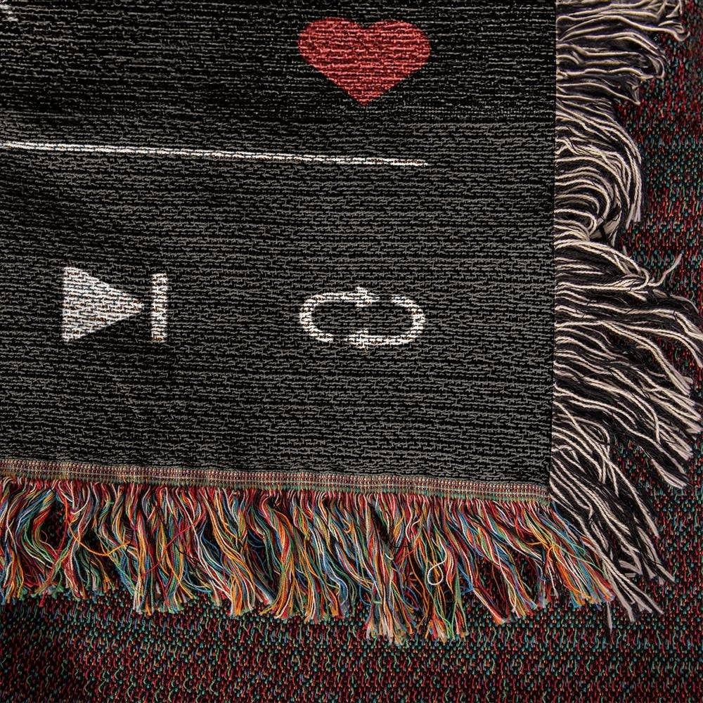 Custom Song Photo Upload Blanket - Giftinum