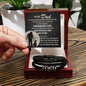 Dad My Forever Hero Bracelet - From Daughter - Giftinum