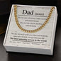 Dad Necklace - You always make me feel safe - Giftinum