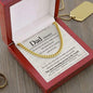 Dad Necklace - You always make me feel safe - Giftinum