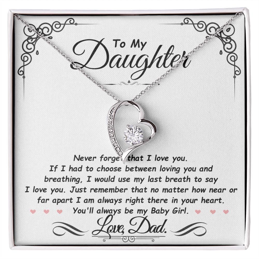 Daughter - Never forget I love you - Giftinum