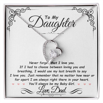 Daughter - Never forget I love you - Giftinum