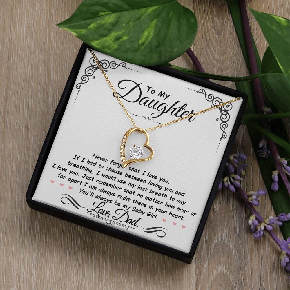 Daughter - Never forget I love you - Giftinum
