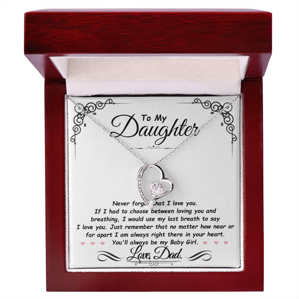 Daughter - Never forget I love you - Giftinum