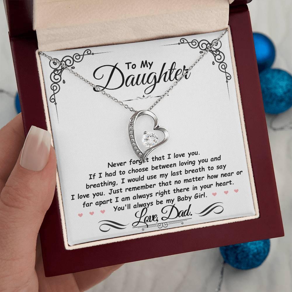 Daughter - Never forget I love you - Giftinum