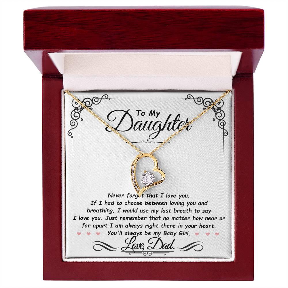 Daughter - Never forget I love you - Giftinum