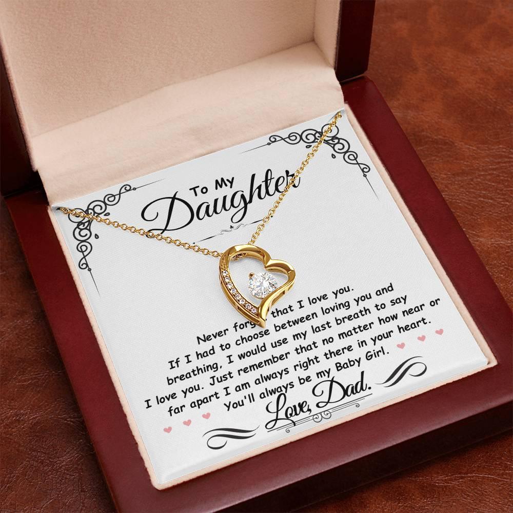 Daughter - Never forget I love you - Giftinum