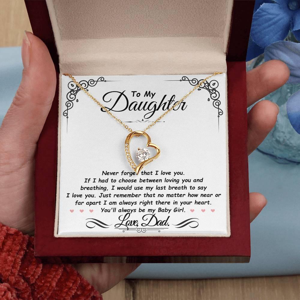 Daughter - Never forget I love you - Giftinum