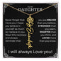 Daughter Birth Flower Name Necklace - Never forget - Giftinum