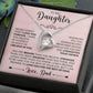 Daughter Forever Love Necklace - Never Forget - Giftinum