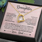 Daughter Forever Love Necklace - Never Forget - Giftinum